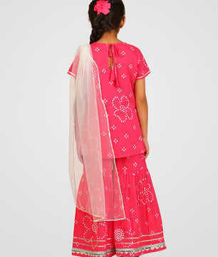 Girls Cotton Top and Sharara Set