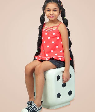 Girls Polka Dots Top