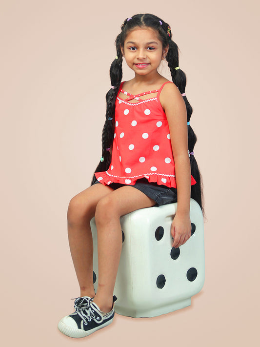 Girls Polka Dots Top