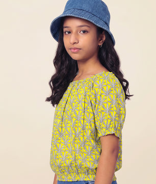 Girls Floral Top