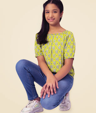 Girls Floral Top