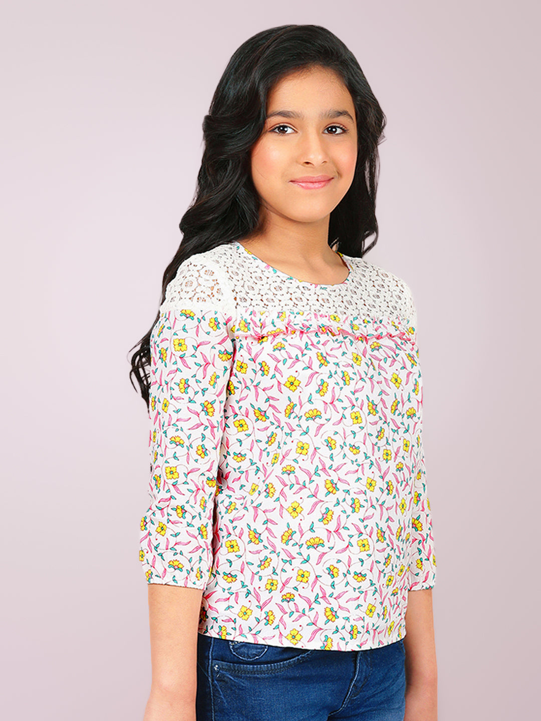 Girls Long Sleeves Cotton Top