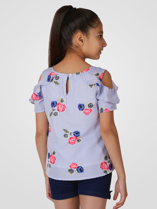 Girls Cold Shoulder Top