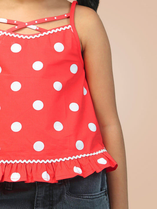Girls Polka Dots Top