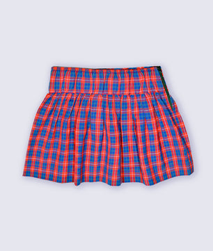 Girls Checks Skirt