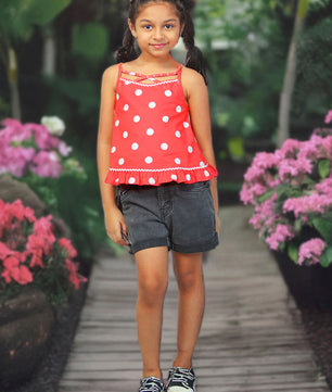 Girls Polka Dots Top