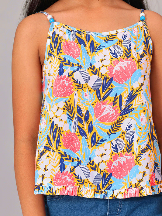Girls Floral Top
