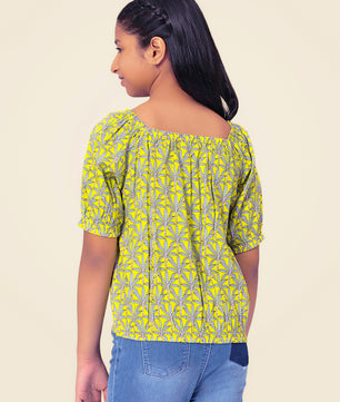 Girls Floral Top