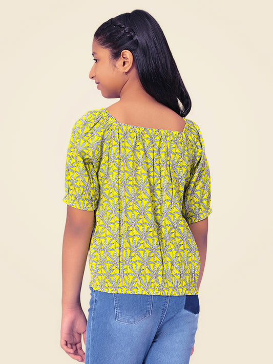 Girls Floral Top