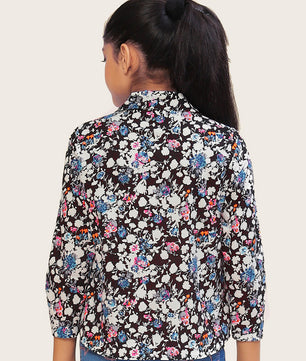 Girls Shirt Style Cotton Top
