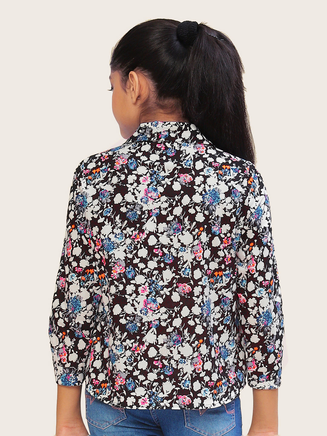 Girls Shirt Style Cotton Top