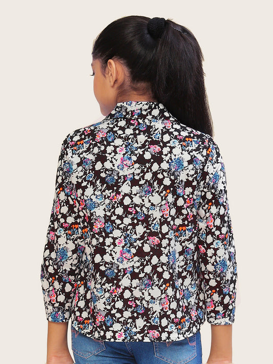 Girls Shirt Style Cotton Top