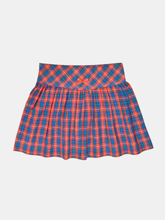 Girls Checks Skirt