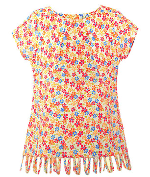 Girls Short Sleeves Cotton Top