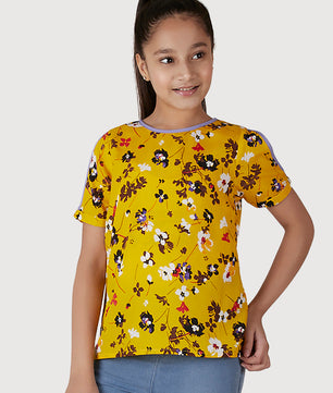 Girls Slit Sleeve Top