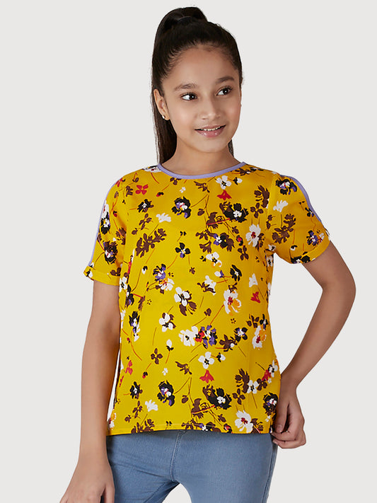 Girls Slit Sleeve Top