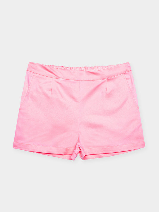 Girls Cotton Lycra Shorts