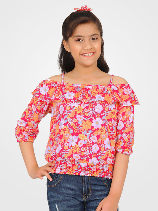Girls Off Shoulder Top
