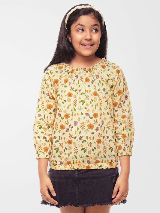 Girls Cotton Long Sleeves Top