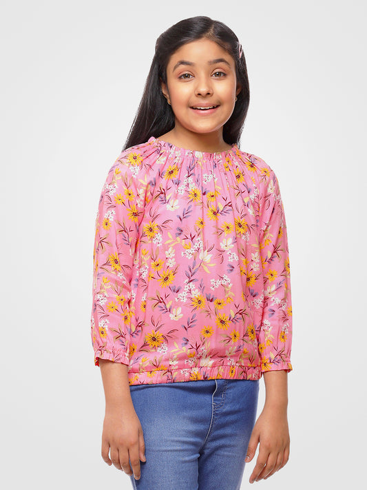 Girls Rayon Long Sleeves Top