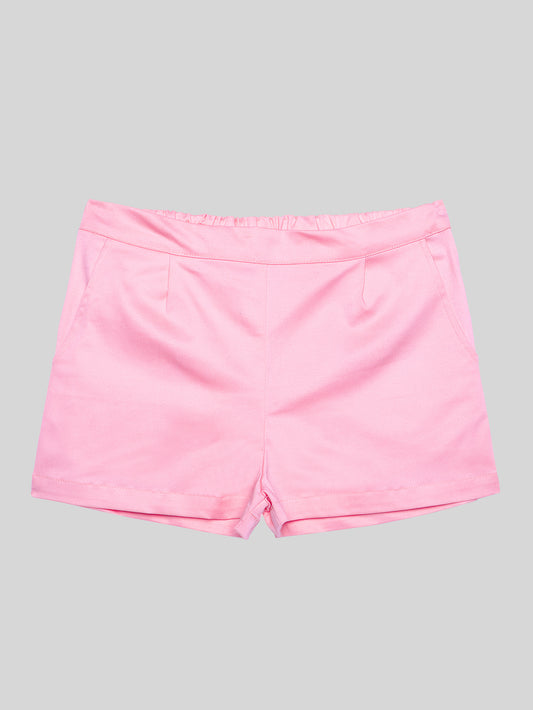 Girls Cotton Lycra Shorts