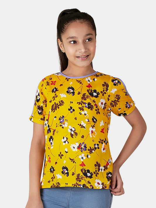 Girls Slit Sleeve Top