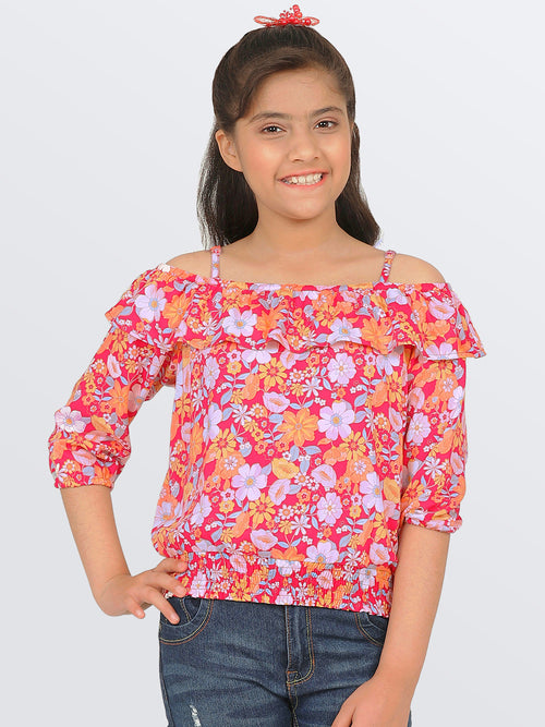 Girls Off Shoulder Top
