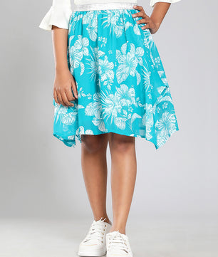 Girls Turquoise Green Skirt