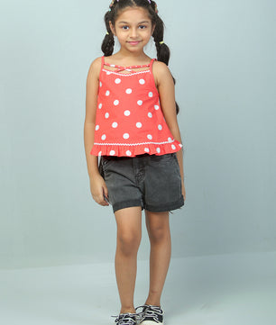 Girls Polka Dots Top