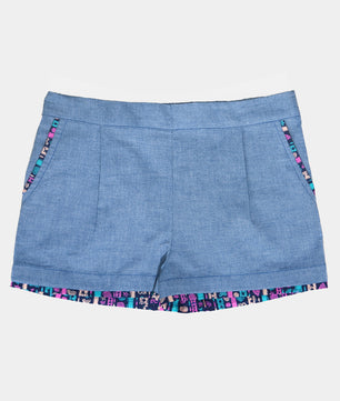 Girls Cotton Blend Shorts