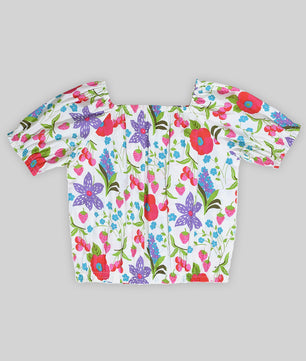 Girls Floral Top