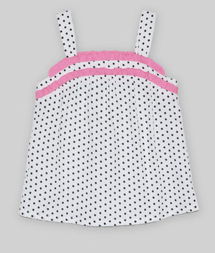 Girls Frill Cotton Top