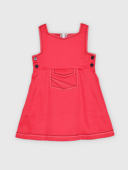 Girls Cotton Dungaree