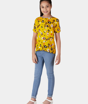 Girls Slit Sleeve Top