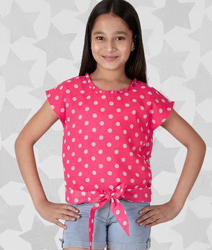Girls Waist Tie Top