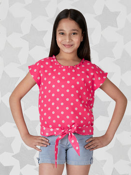 Girls Waist Tie Top