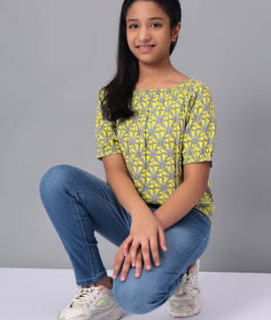 Girls Floral Top