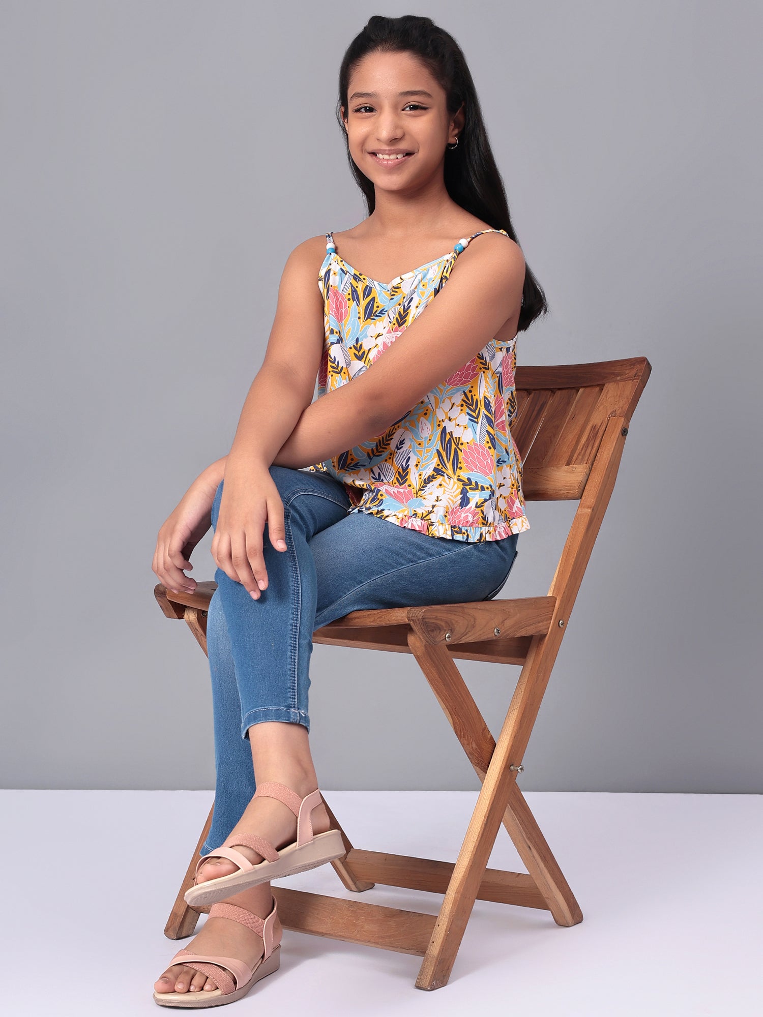 Girls Floral Top
