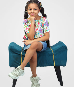 Girls Floral Top