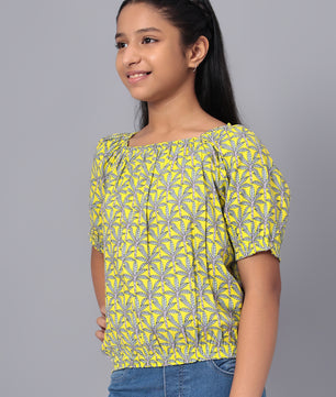 Girls Floral Top