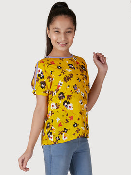 Girls Slit Sleeve Top