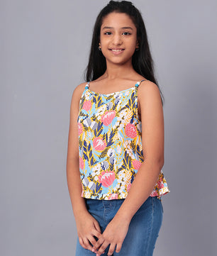 Girls Floral Top