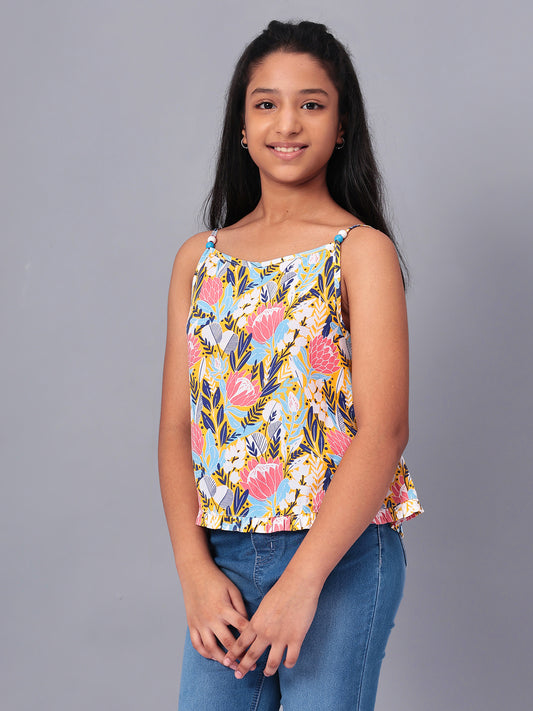 Girls Floral Top