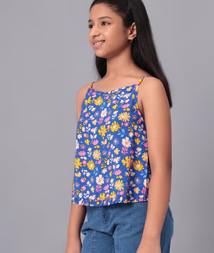 Girls Floral Top