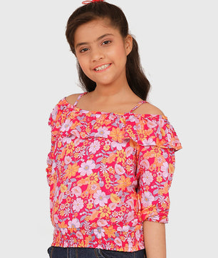 Girls Off Shoulder Top