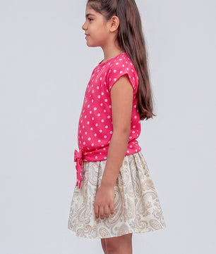 Girls Waist Tie Top