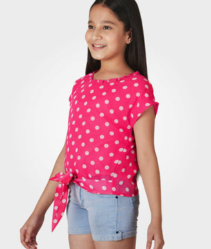Girls Waist Tie Top