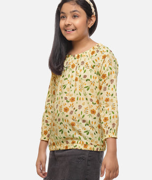 Girls Cotton Long Sleeves Top