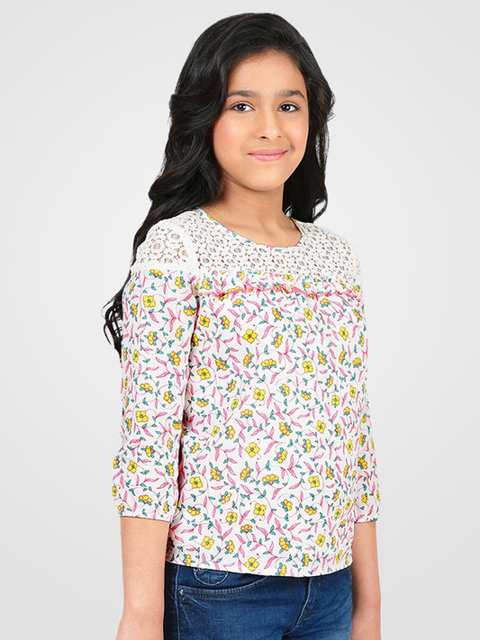 Girls Long Sleeves Cotton Top