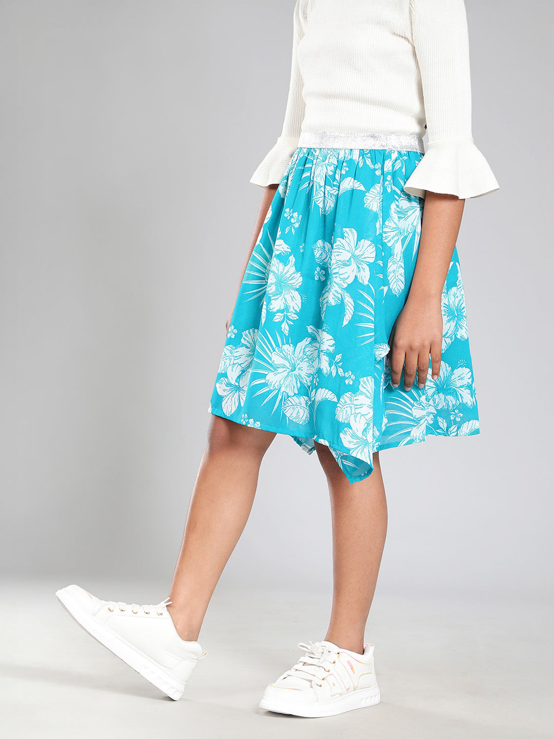 Girls Turquoise Green Skirt